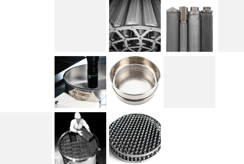Filtration & sieving products and their applications